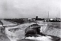 1938-Padova-Il vecchio ponte di Voltabarozzo durante la demolizione.Il ponte era stato realizzato negli anni Cinquanta dell'Ottocento.